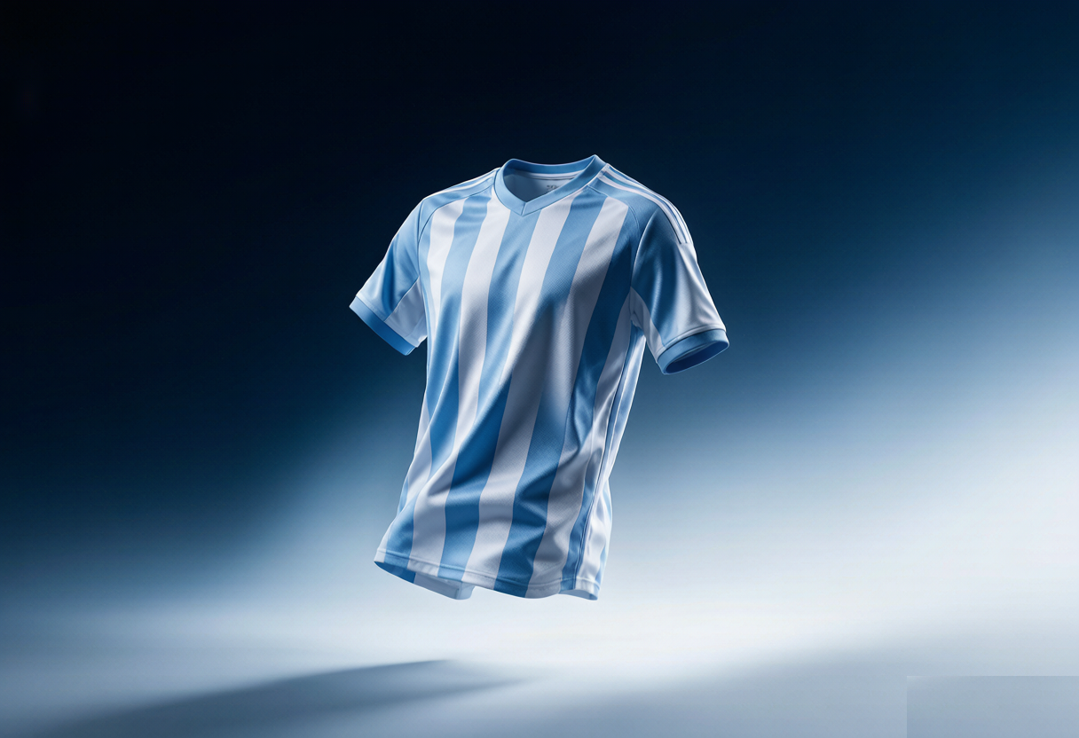 Argentina sky-blue-and-white jersey