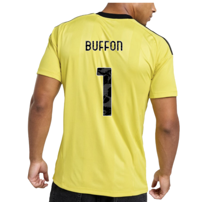 2025-2026 Juventus Third Goalkeeper Shirt (Pure Sulfur) (Buffon 1)-Football Shirts Shop