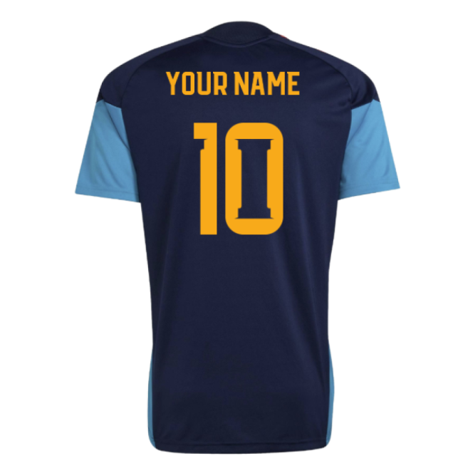 2026-2027 Spain Training Jersey (Night Indigo) (Your Name)-Football Shirts Shop
