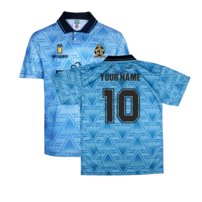 Cambridge United 1991-1993 Away Retro Shirt (Your Name)-Football Shirts Shop