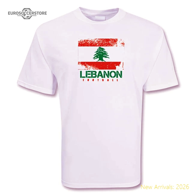 Lebanon Football T-shirt-Football Shirts Shop