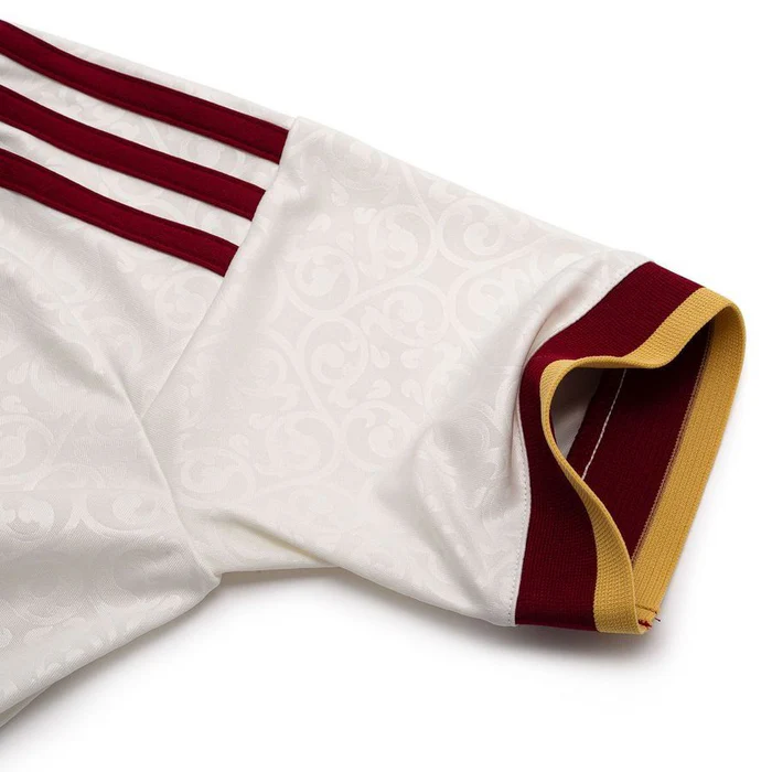 Men's Spain Away Shirt 2026 – Pure White & Crimson Football Supporter Jersey
