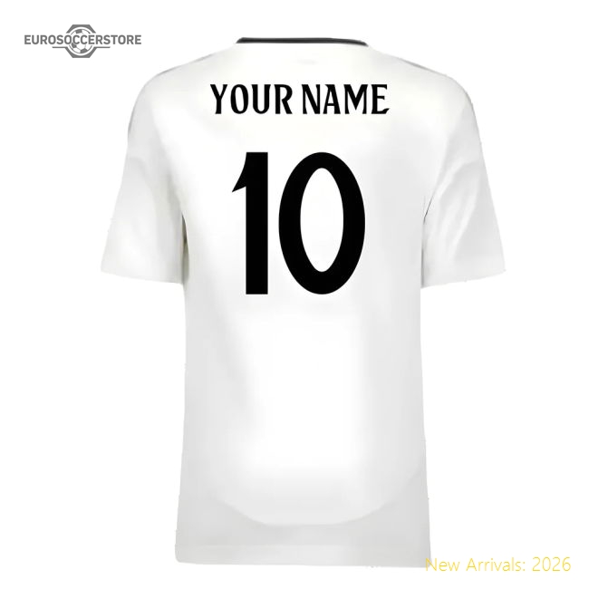 2024-2025 Real Madrid Home Youth Kit (Your Name)-Football Shirts Shop