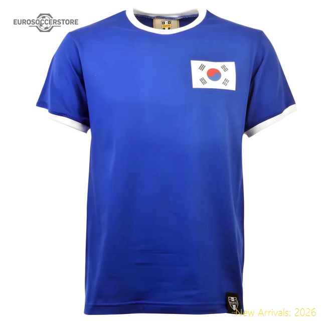 South Korea 12th ManT-Shirt - Royal/White Ringer-Football Shirts Shop