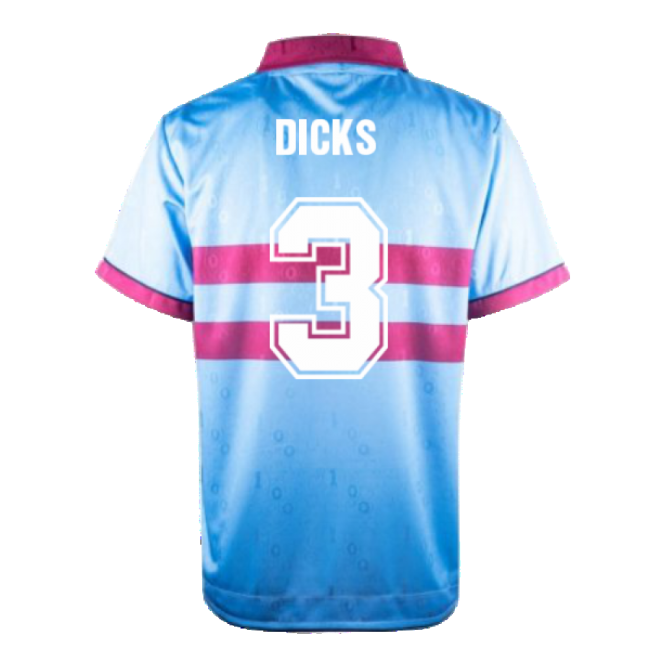 1995-1996 West Ham Away Retro Shirt (Dicks 3)-Football Shirts Shop