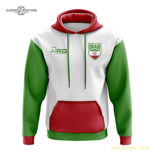 Iran Concept Country Football Hoody (White)-Football Shirts Shop