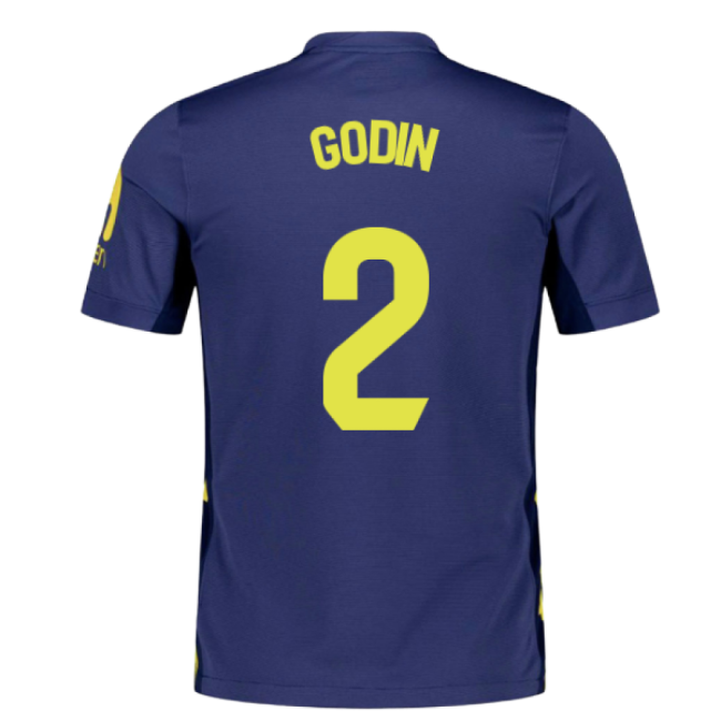 2025-2026 Atletico Madrid Away Shirt (Godin 2)-Football Shirts Shop
