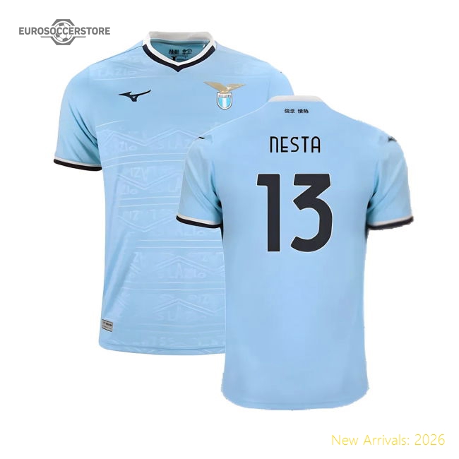 2024-2025 Lazio Home Shirt (Nesta 13)-Football Shirts Shop