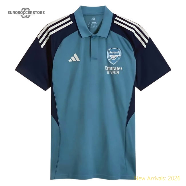 2025-2026 Arsenal Polo Shirt (Blanch Blue)-Football Shirts Shop