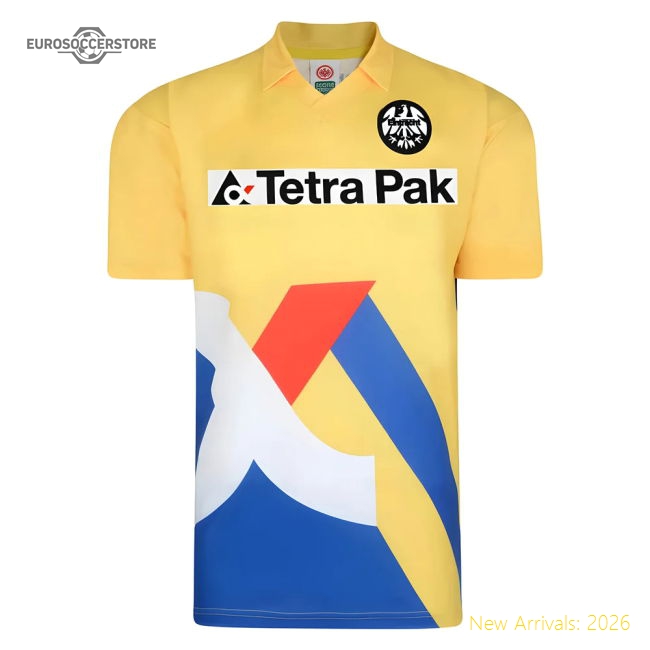 Score Draw Eintracht Frankfurt 1994 Away Retro Football Shirt-Football Shirts Shop