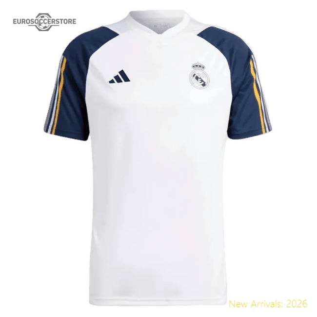 2023-2024 Real Madrid Training Shirt (White) (Sergio Ramos 4)-Football Shirts Shop