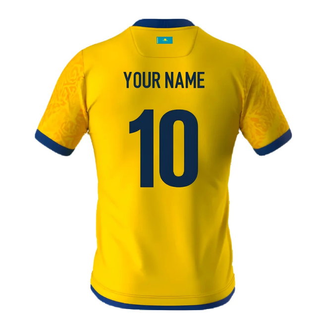 2024-2025 Kazakhstan Home Shirt (Your Name)-Football Shirts Shop
