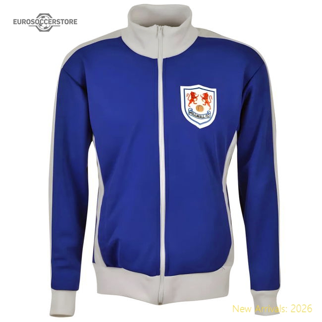Millwall FC Retro Track Top-Football Shirts Shop