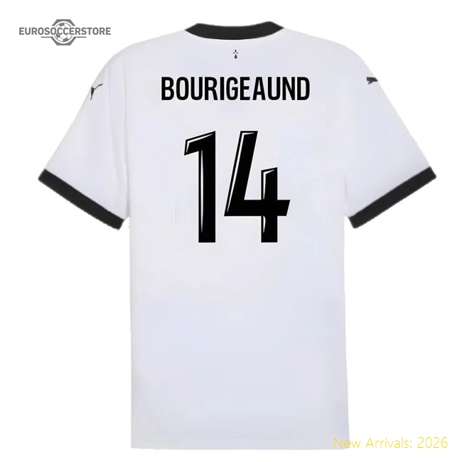 2024-2025 Stade Rennais Away Shirt (Bourigeaund 14)-Football Shirts Shop