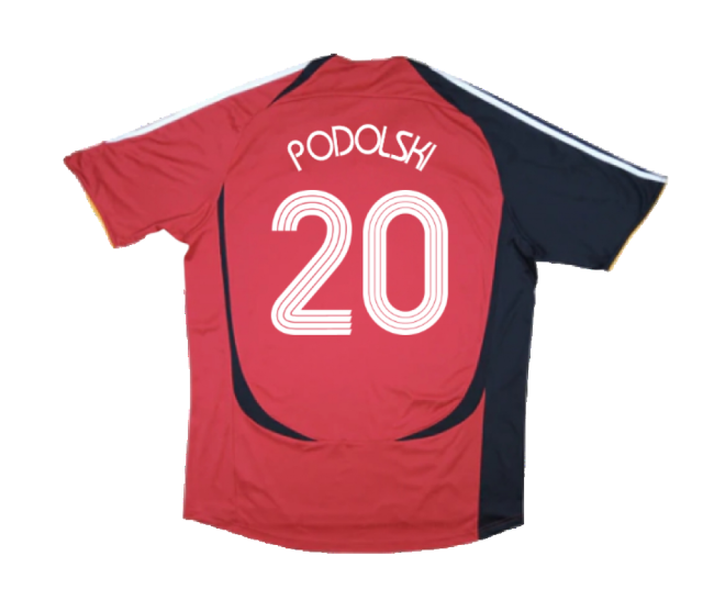 Germany 2006-08 Away Shirt ((Excellent) XXL) (Podolski 20)-Football Shirts Shop