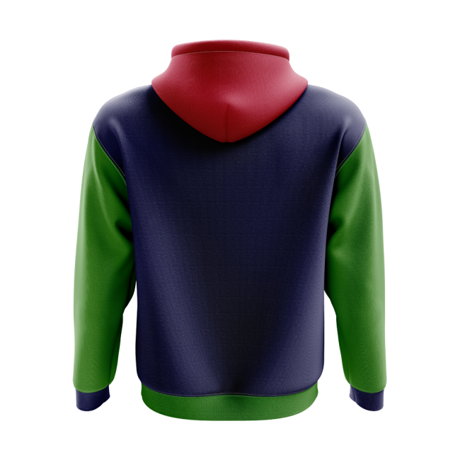 Central African Republic Concept Country Football Hoody (Navy)-Football Shirts Shop