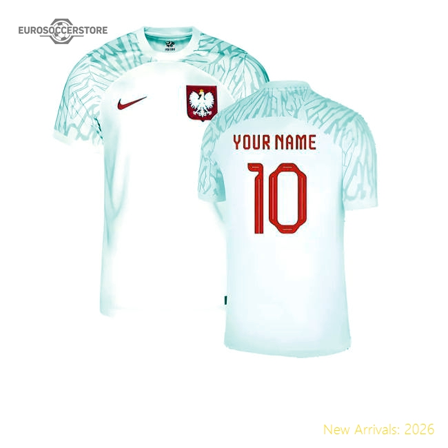 2022-2023 Poland Home Shirt (Your Name)-Football Shirts Shop