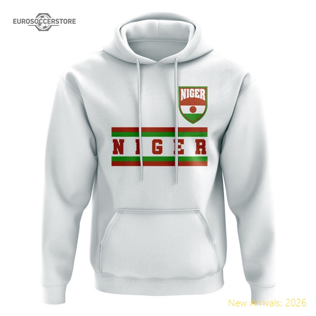 Niger Core Football Country Hoody (White)-Football Shirts Shop