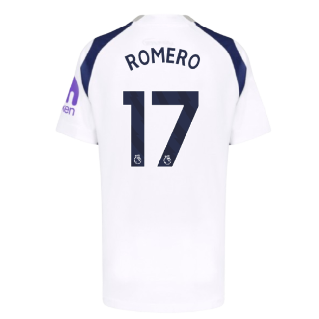 2025-2026 Tottenham Hotspur Home Shirt (Kids) (Romero 17)-Football Shirts Shop