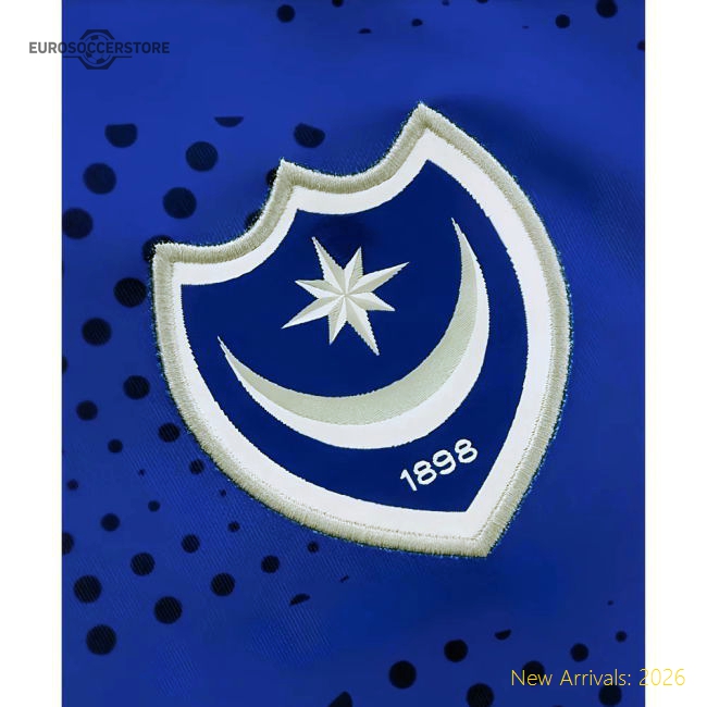 2025-2026 Portsmouth Home Shirt (Kids)-Football Shirts Shop
