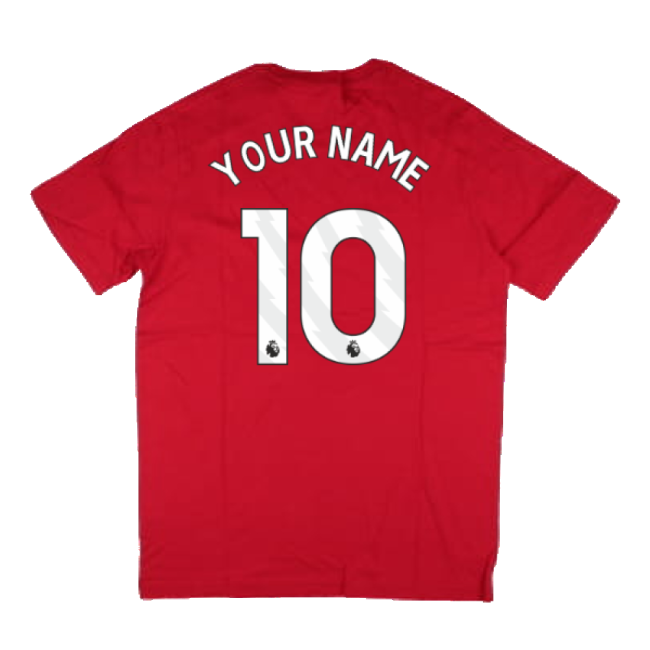 2024-2025 Arsenal DNA Tee (Red) (Your Name)-Football Shirts Shop