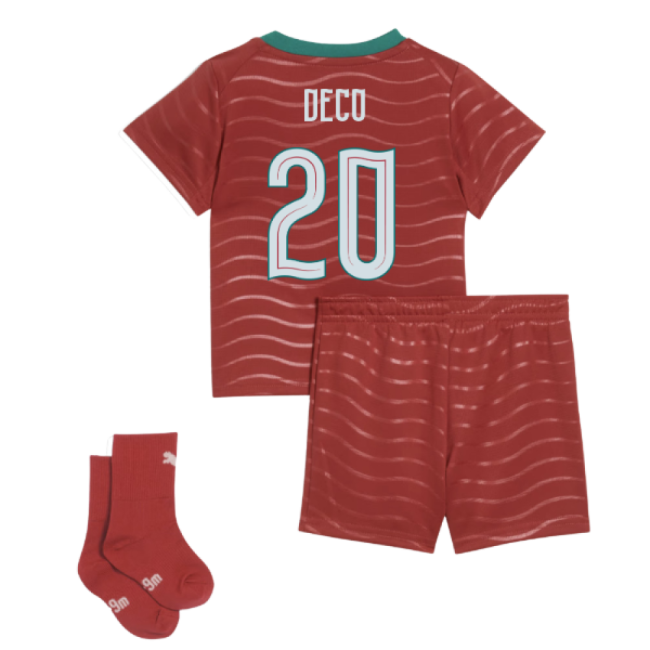 2026-2027 Portugal Home Baby Kit (Deco 20)-Football Shirts Shop