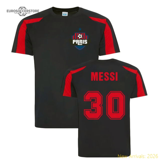 Lionel Messi Paris Sports Training Jersey (Navy)-Football Shirts Shop