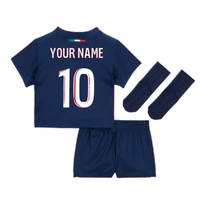 2024-2025 PSG Home Infants Baby Kit (Your Name)-Football Shirts Shop
