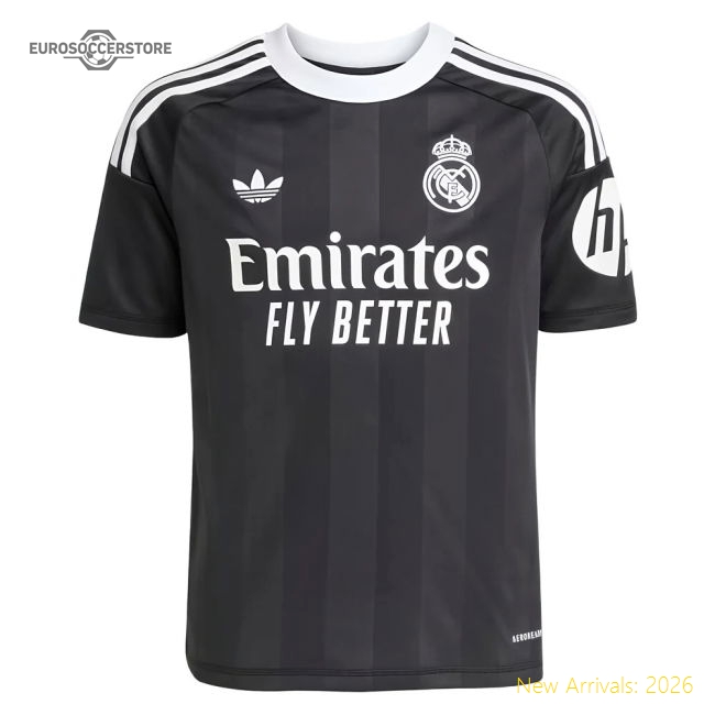 2025-2026 Real Madrid Third Goalkeeper Shirt (Kids) (Lunin 13)-Football Shirts Shop