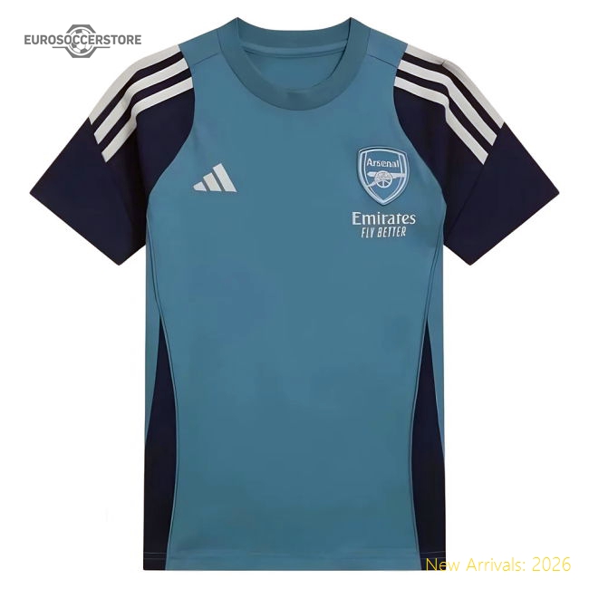 2025-2026 Arsenal Training Tee (Blanch Blue) - Kids-Football Shirts Shop