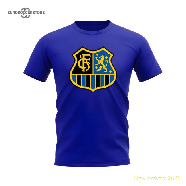 Saarbrucken Badge T-Shirt (Royal Blue)-Football Shirts Shop