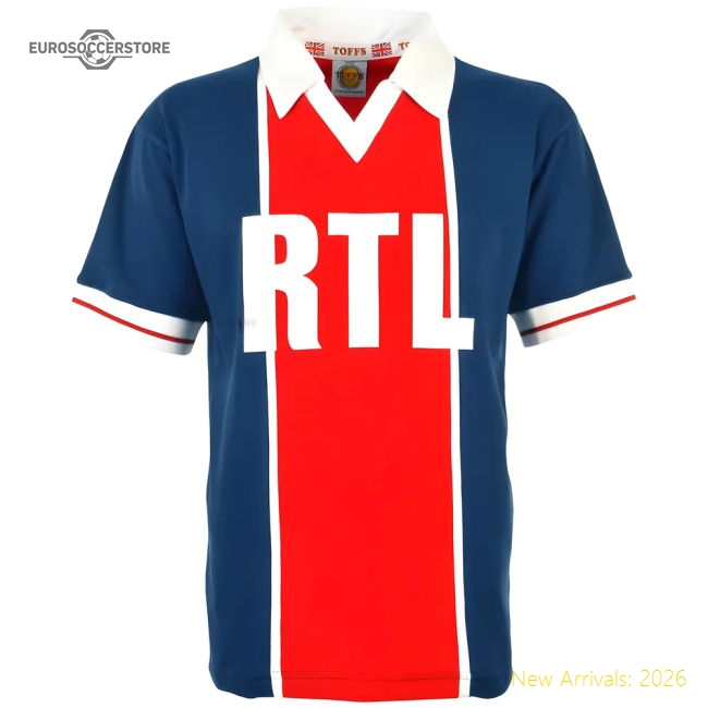 Paris 1981-1982 RTL Retro Football Shirt-Football Shirts Shop