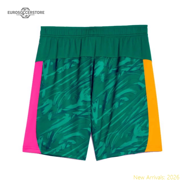 2025-2026 Man City Goalkeeper Away Shorts (Green)-Football Shirts Shop