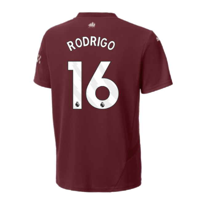 2024-2025 Man City Third Shirt (Kids) (Rodrigo 16)-Football Shirts Shop