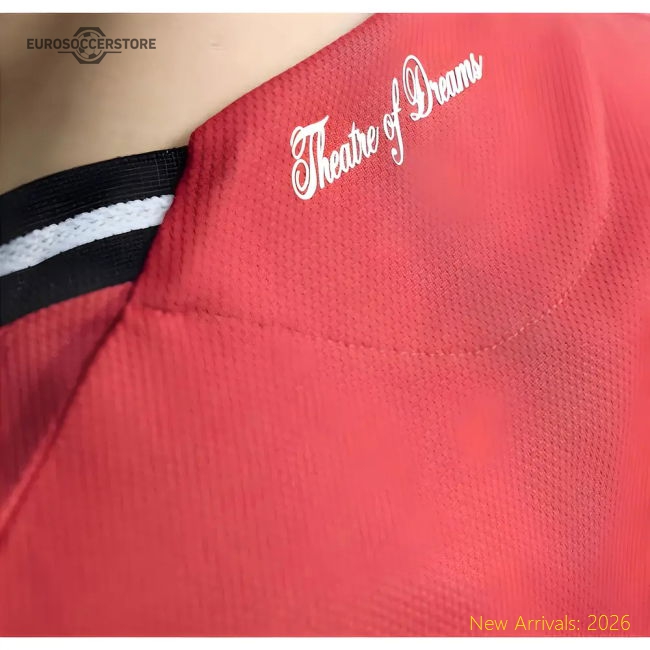 2025-2026 Man Utd Authentic Home Shirt-Football Shirts Shop