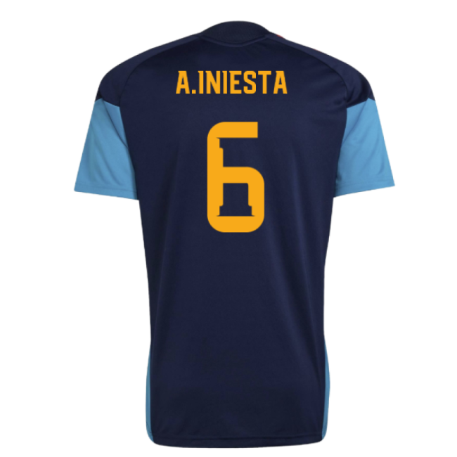 2026-2027 Spain Training Jersey (Night Indigo) (A.Iniesta 6)-Football Shirts Shop