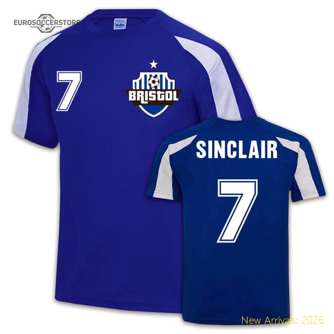 Bristol Rovers Sports training Jersey (Scott Sinclair 7)-Football Shirts Shop