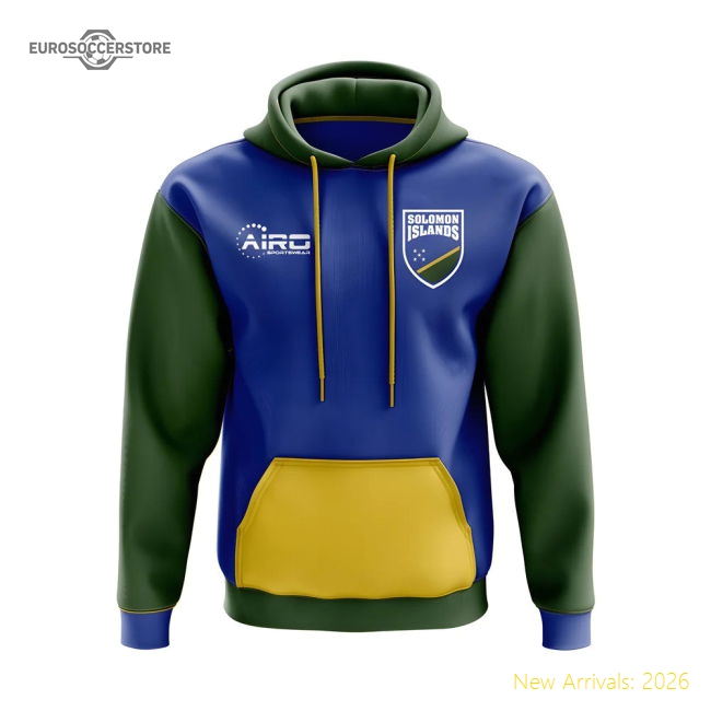Solomon Islands Concept Country Football Hoody (Blue)-Football Shirts Shop
