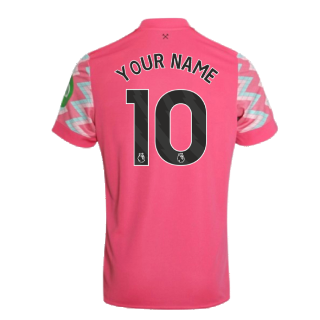 2024-2025 West Ham Goalkeeper Shirt (Pink) - Kids (Your Name)-Football Shirts Shop