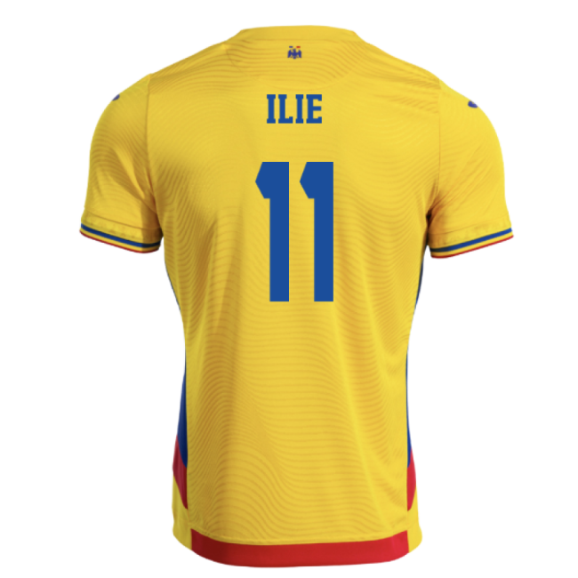 2025-2026 Romania Home Shirt (Ilie 11)-Football Shirts Shop