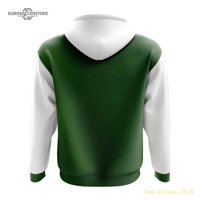 Pakistan Concept Country Football Hoody (Green)-Football Shirts Shop