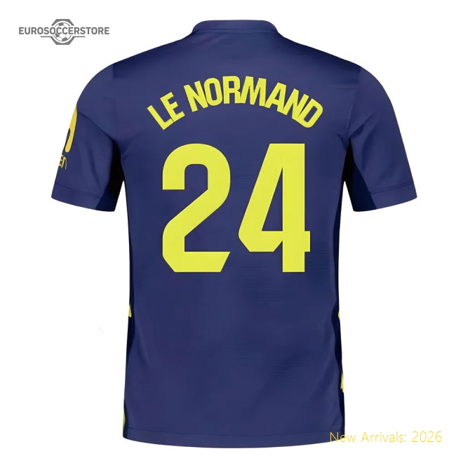 2025-2026 Atletico Madrid Away Shirt (Le Normand 24)-Football Shirts Shop