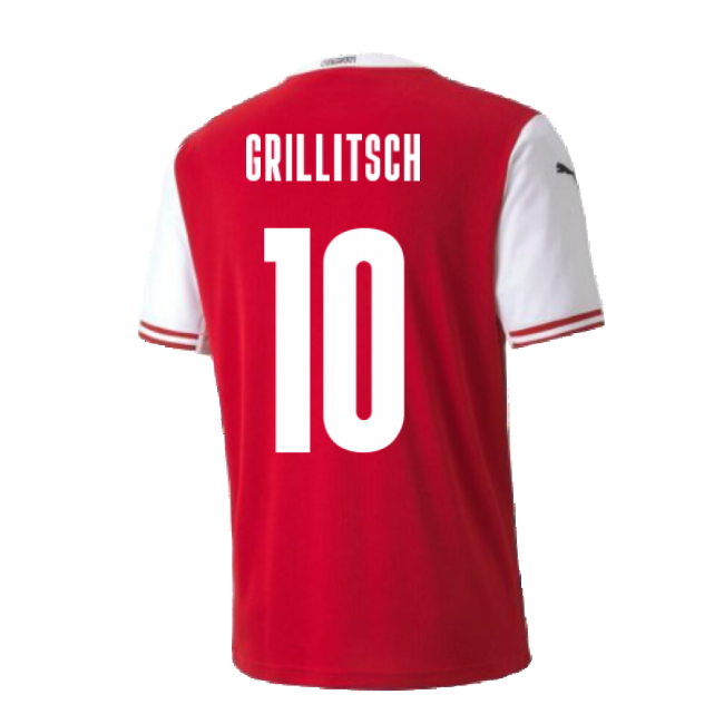 2020-2021 Austria Home Puma Football Shirt (GRILLITSCH 10)-Football Shirts Shop