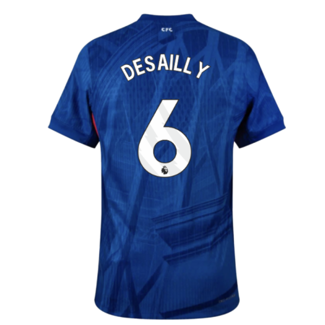 2025-2026 Chelsea Home Authentic Shirt (Desailly 6)-Football Shirts Shop