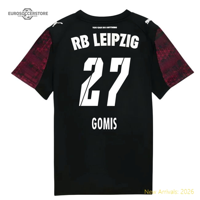 2025-2026 Red Bull Leipzig Third Shirt (Kids) (Gomis 27)-Football Shirts Shop