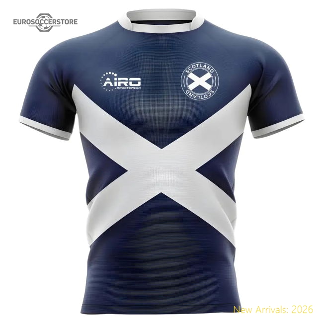 2025-2026 Scotland Flag Concept Rugby Shirt - Baby-Football Shirts Shop