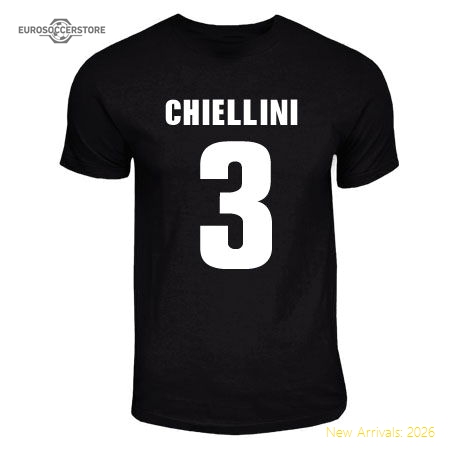 Giorgio Cheillini Juventus Hero T-shirt (black)-Football Shirts Shop