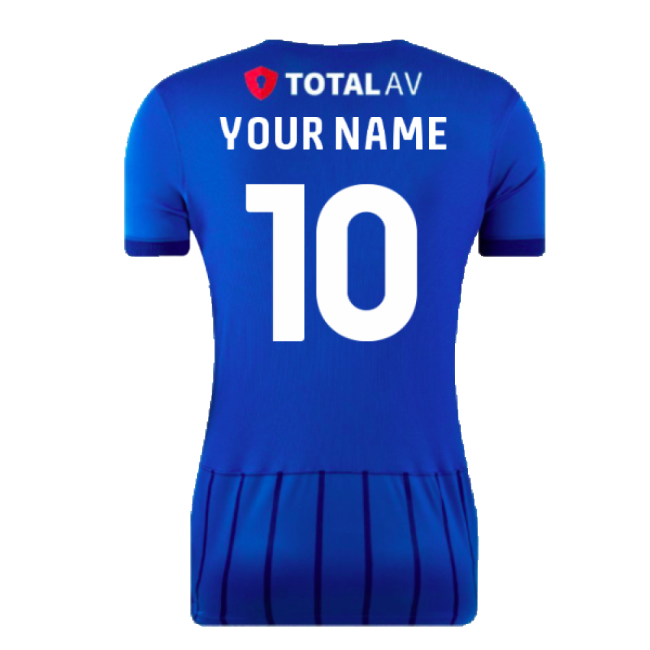 2024-2025 Portsmouth Home Shirt (Womens) (Your Name)-Football Shirts Shop