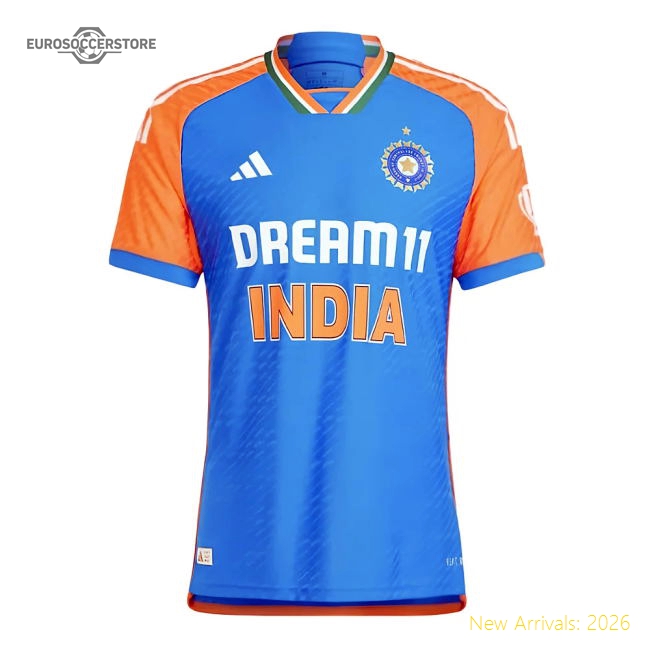 2024 India Cricket T20I Jersey (Your Name)-Football Shirts Shop