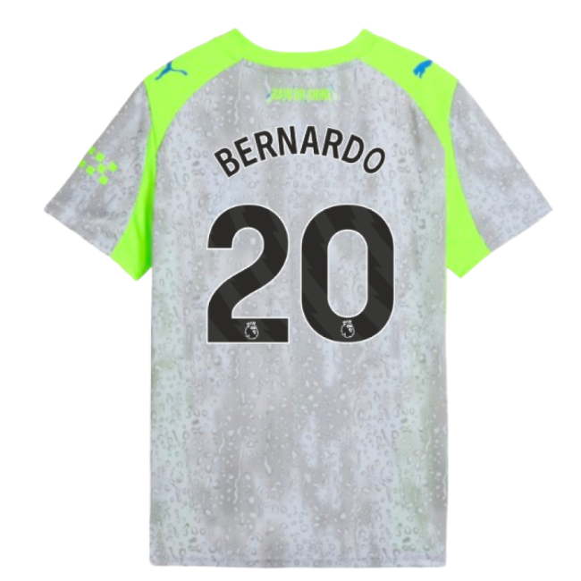 2025-2026 Man City Third Shirt (Kids) (Bernardo 20)-Football Shirts Shop